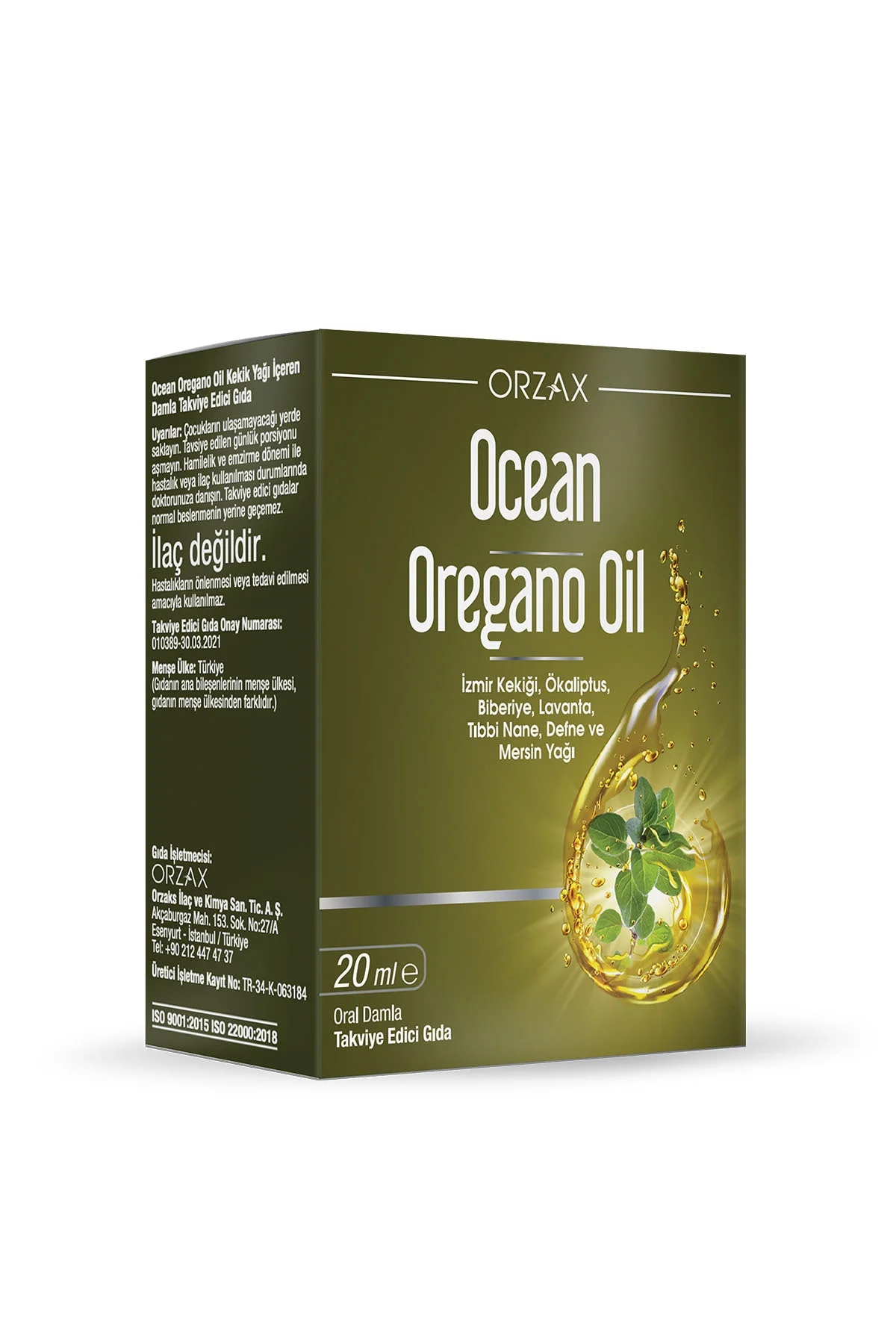 Oregano Oil Damla 20ml