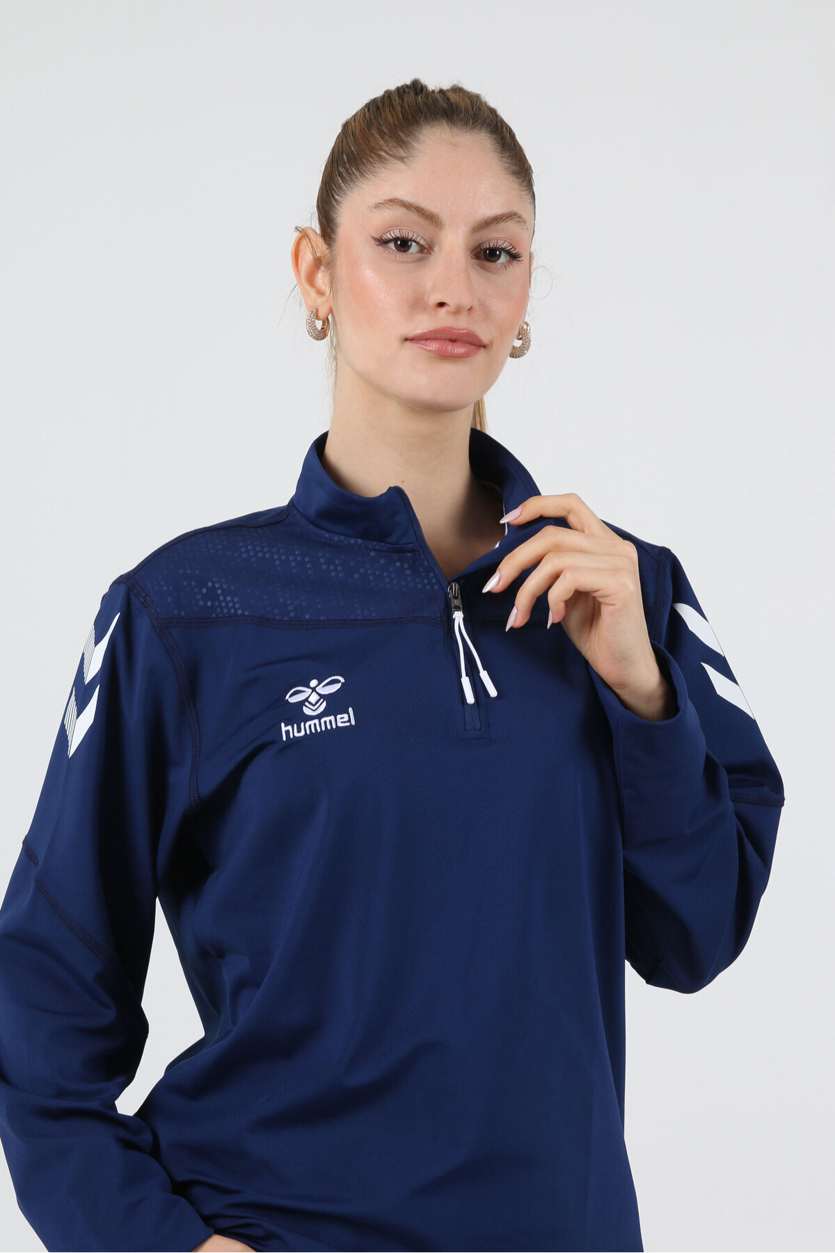 Hummel Oregon Antrenman Eşofman Üstü Lacivert