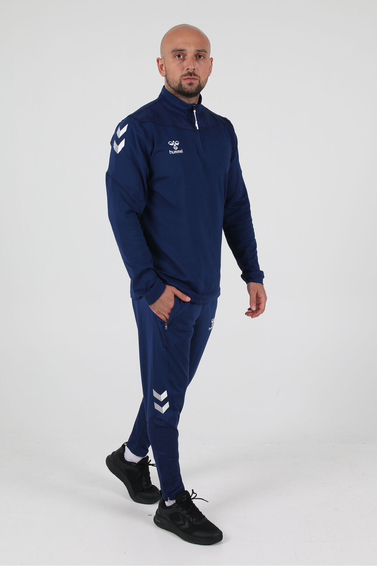 Hummel Oregon Antrenman Eşofman Üstü Lacivert