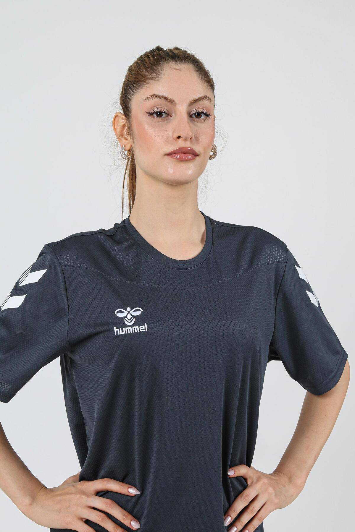 Hummel Oregon Antrenman Tişört Antrasit