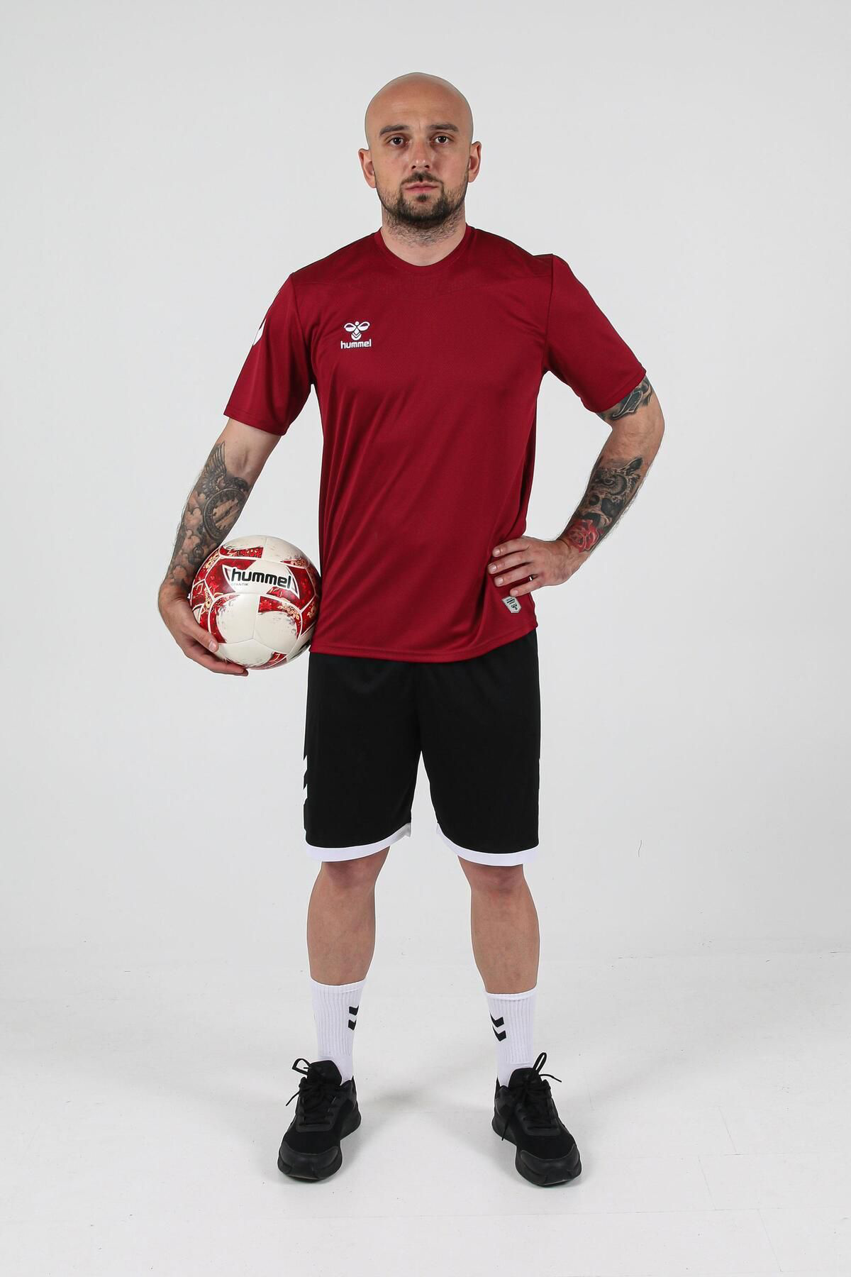 Hummel Oregon Antrenman Tişört Bordo