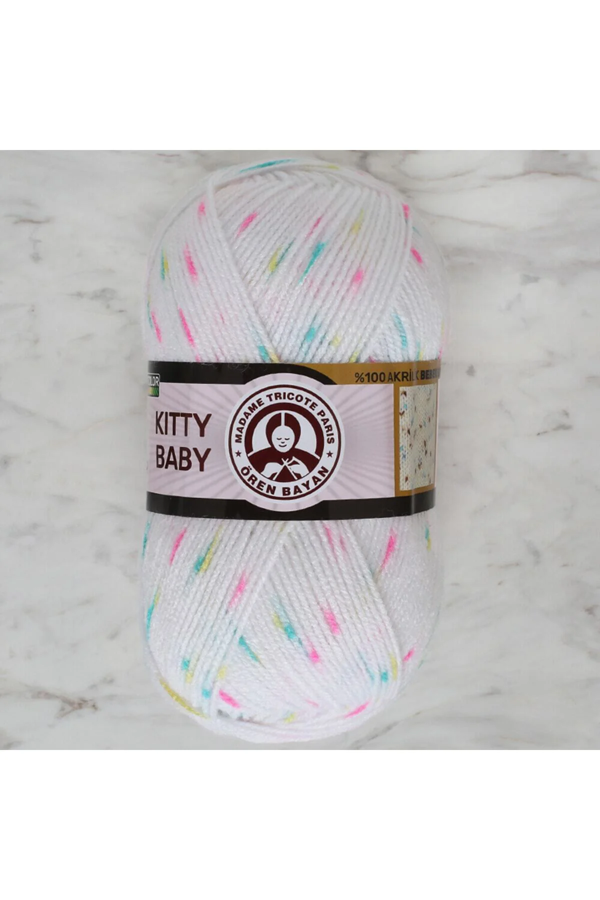 Örenbayan Kitty Baby Benekli Bebek Yünü - 375