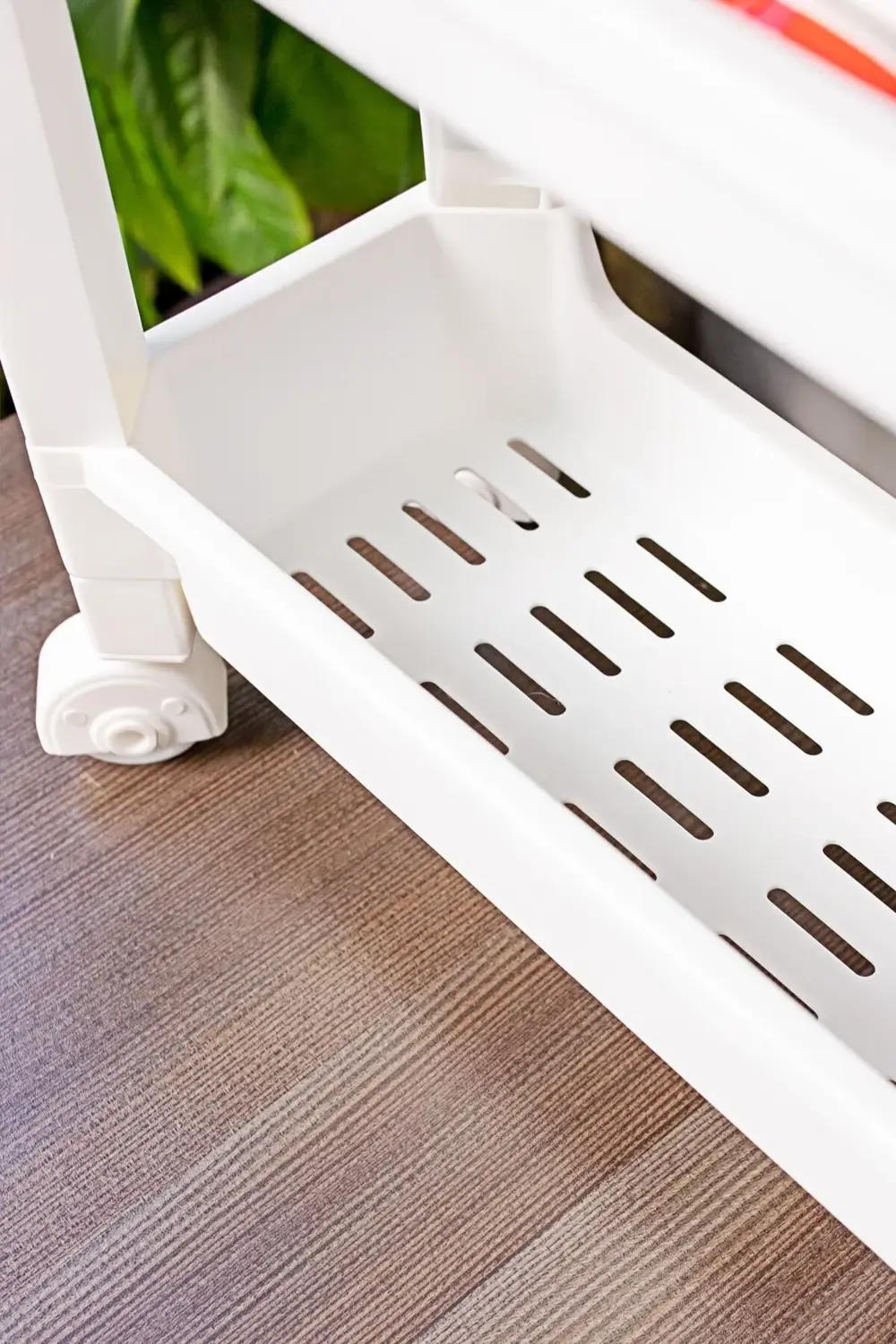 Org-67 Tekerlekli 5 Katlı Düzenleyici Organizer Raf Beyaz