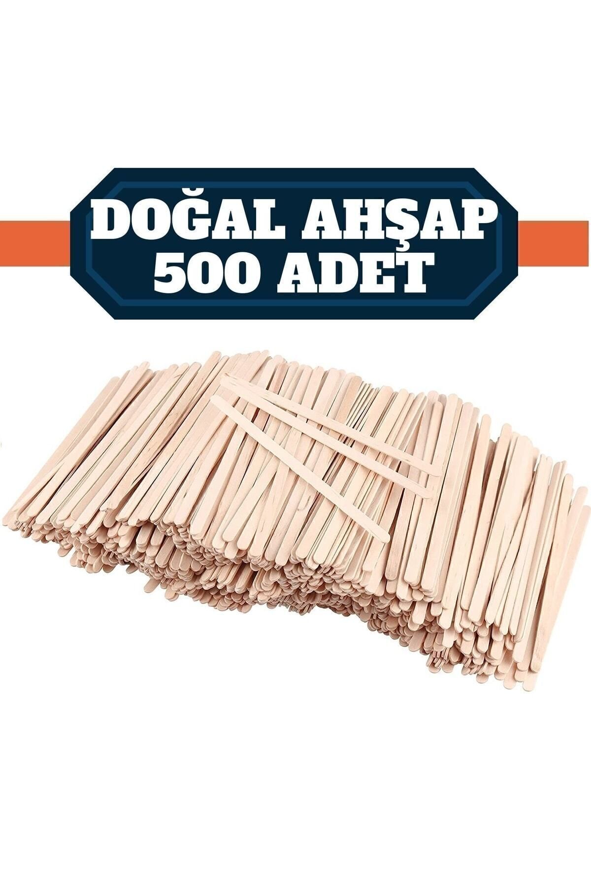 Organik Ahşap Çay Kaşığı 500 Adet 717046