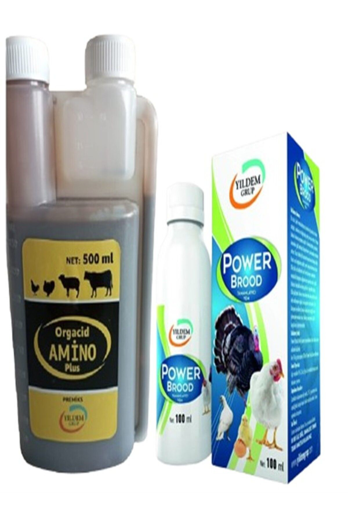 Organik Aminoasit Ve Mineral 500 Ml + Power Brood 100 Ml (Muhteşe