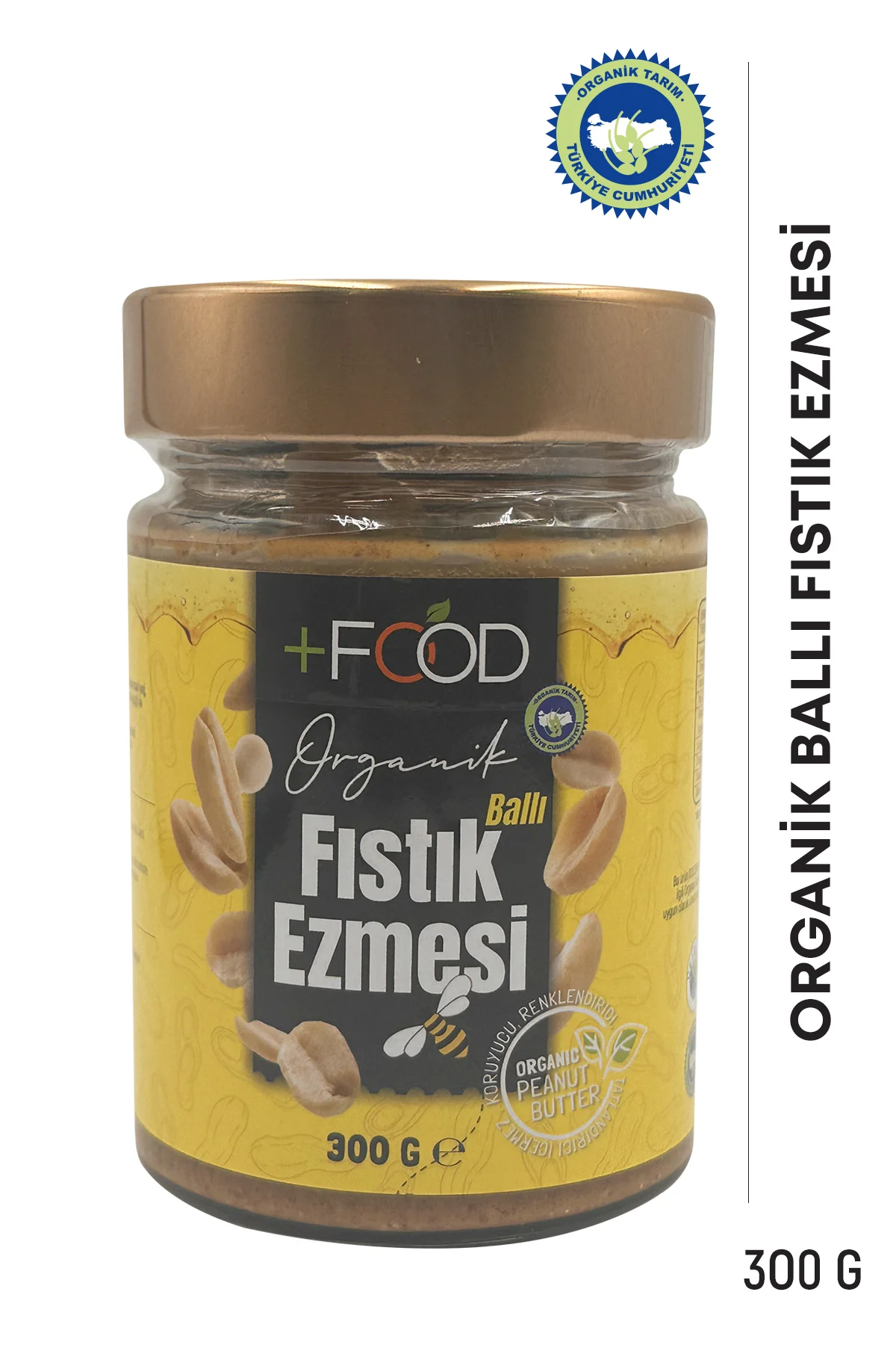 Organik Ballı Fıstık Ezmesi
