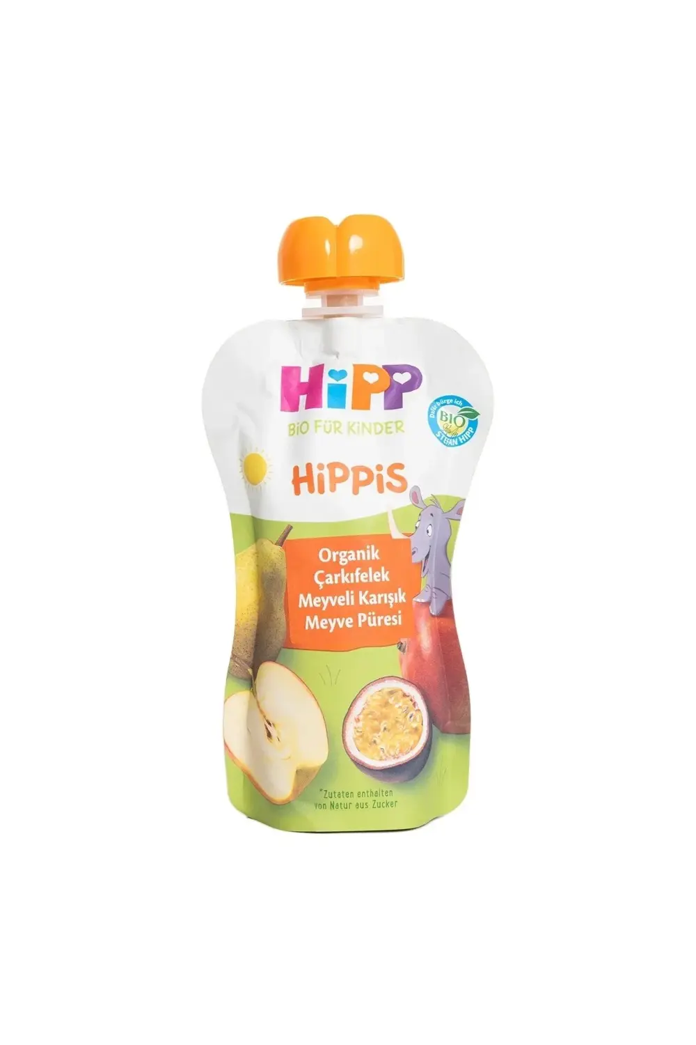 Organik Çarkıfelek Meyveli Karışık Meyve Püresi 100 Gr