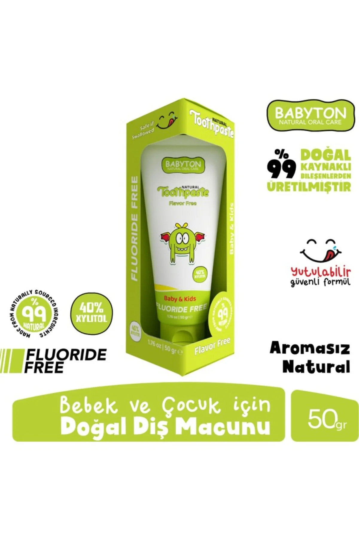 Organik Doğal Natural Diş Macunu 50 Gr