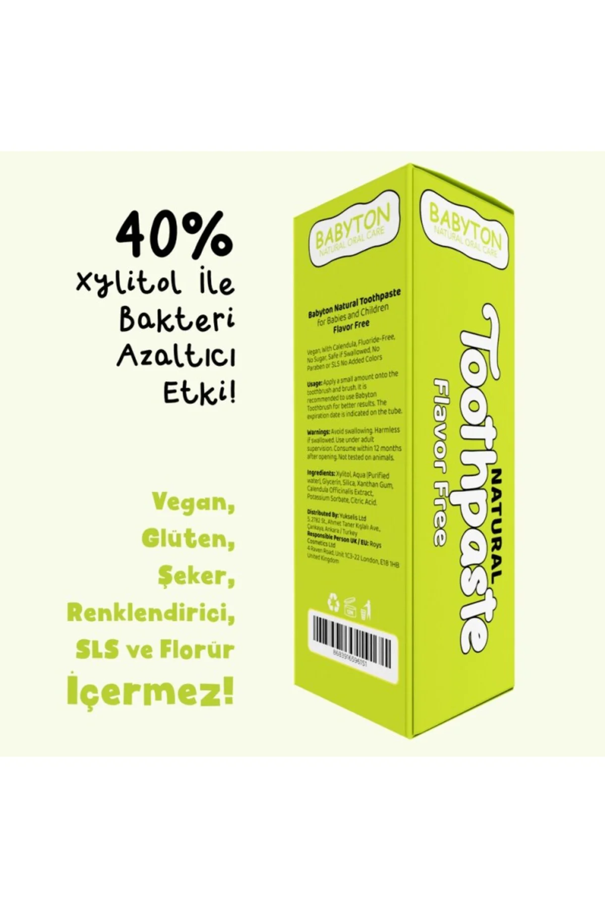Organik Doğal Natural Diş Macunu 50 Gr