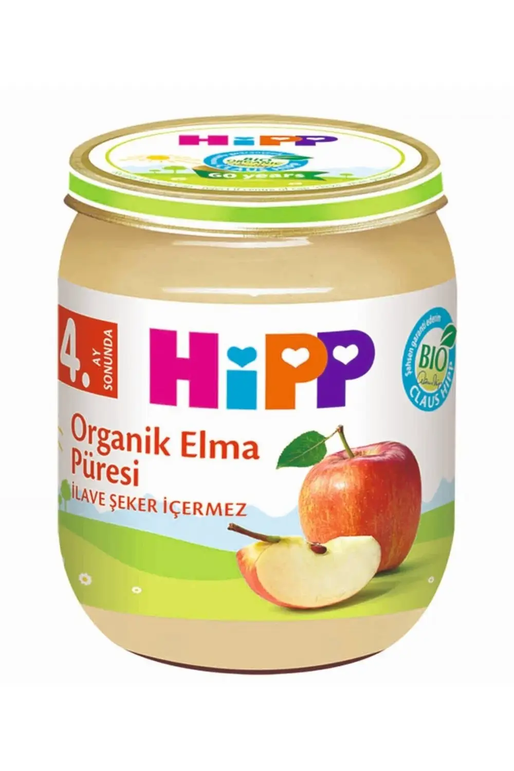 Organik Elma Püresi 125 Gr