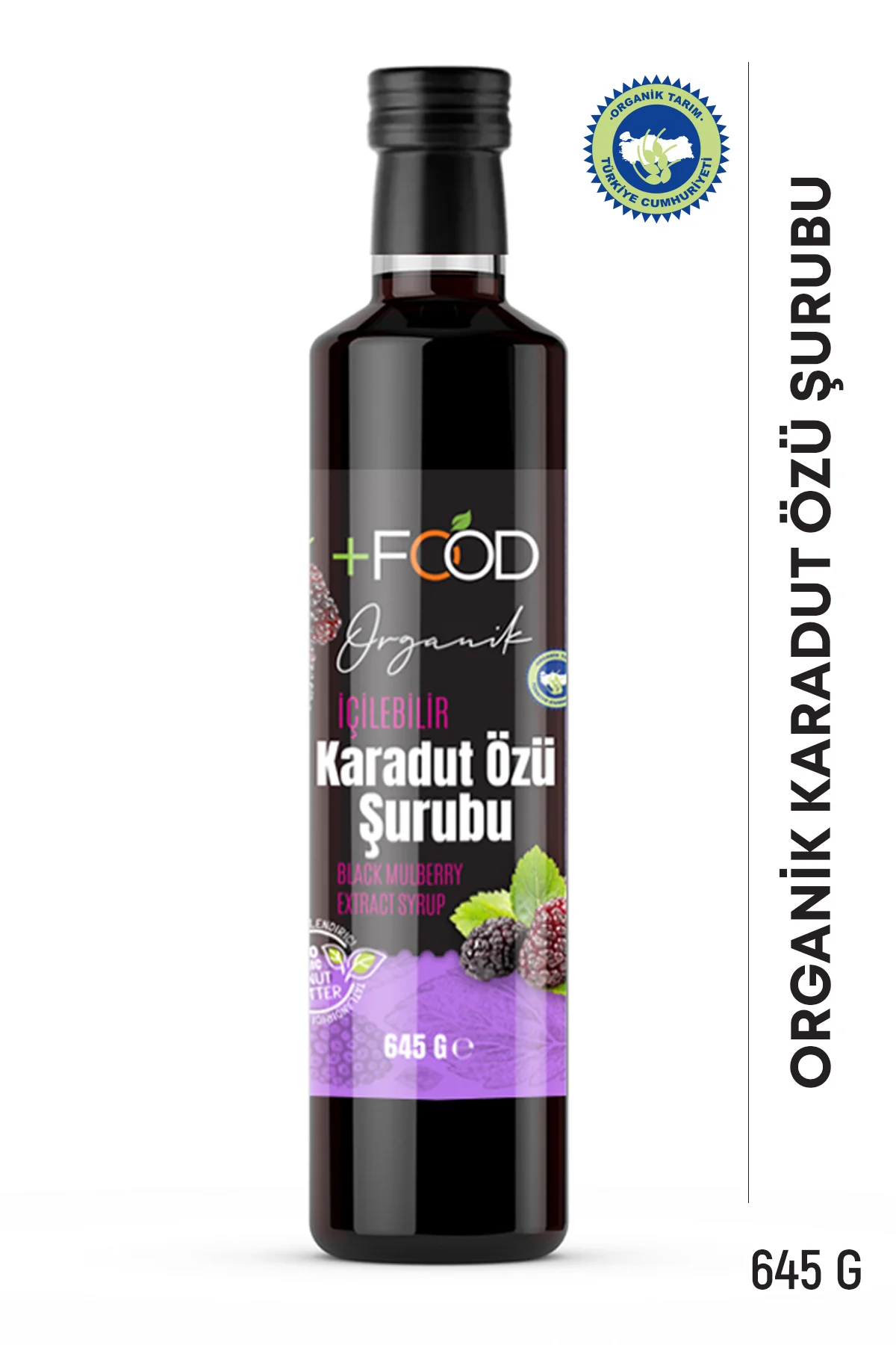 Organik Karadut Özü Şurubu 645 g. Organik Karadut Özü Şurubu 645 g.