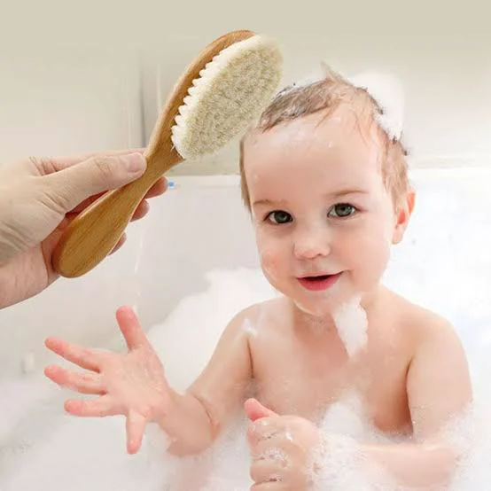 Organik Keçi Kılı Bebek Banyo Tarağı