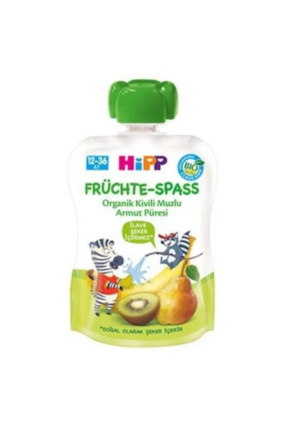 Organik Kivili Muzlu Armut Püresi 100 Gr