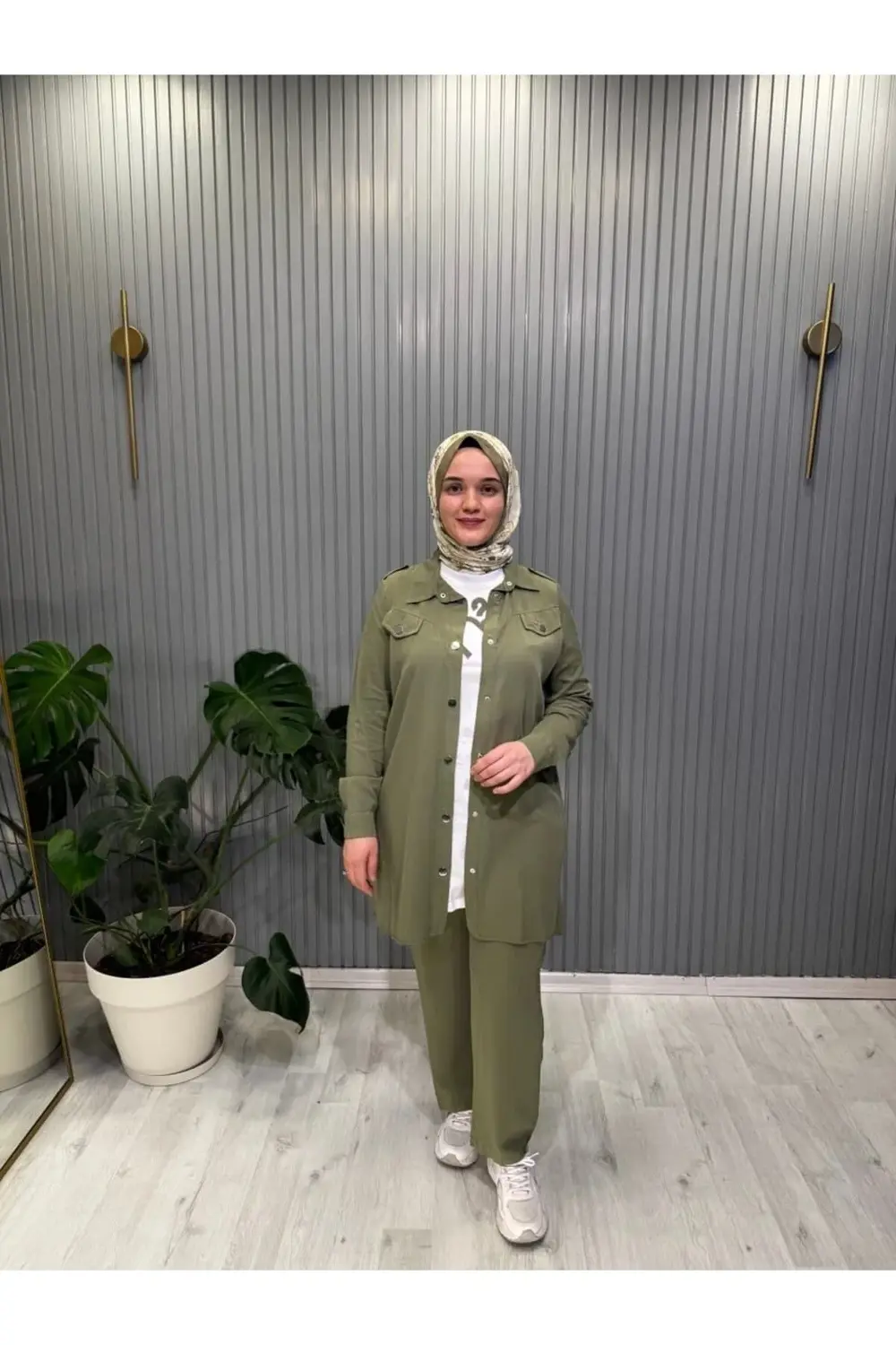 Organik kumaş pamuk 3 lü takım