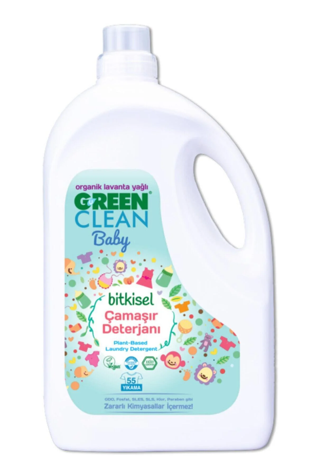 Organik Lavanta Yağlı Baby Bitkisel Sıvı Çamaşır Deterjanı 2,75l