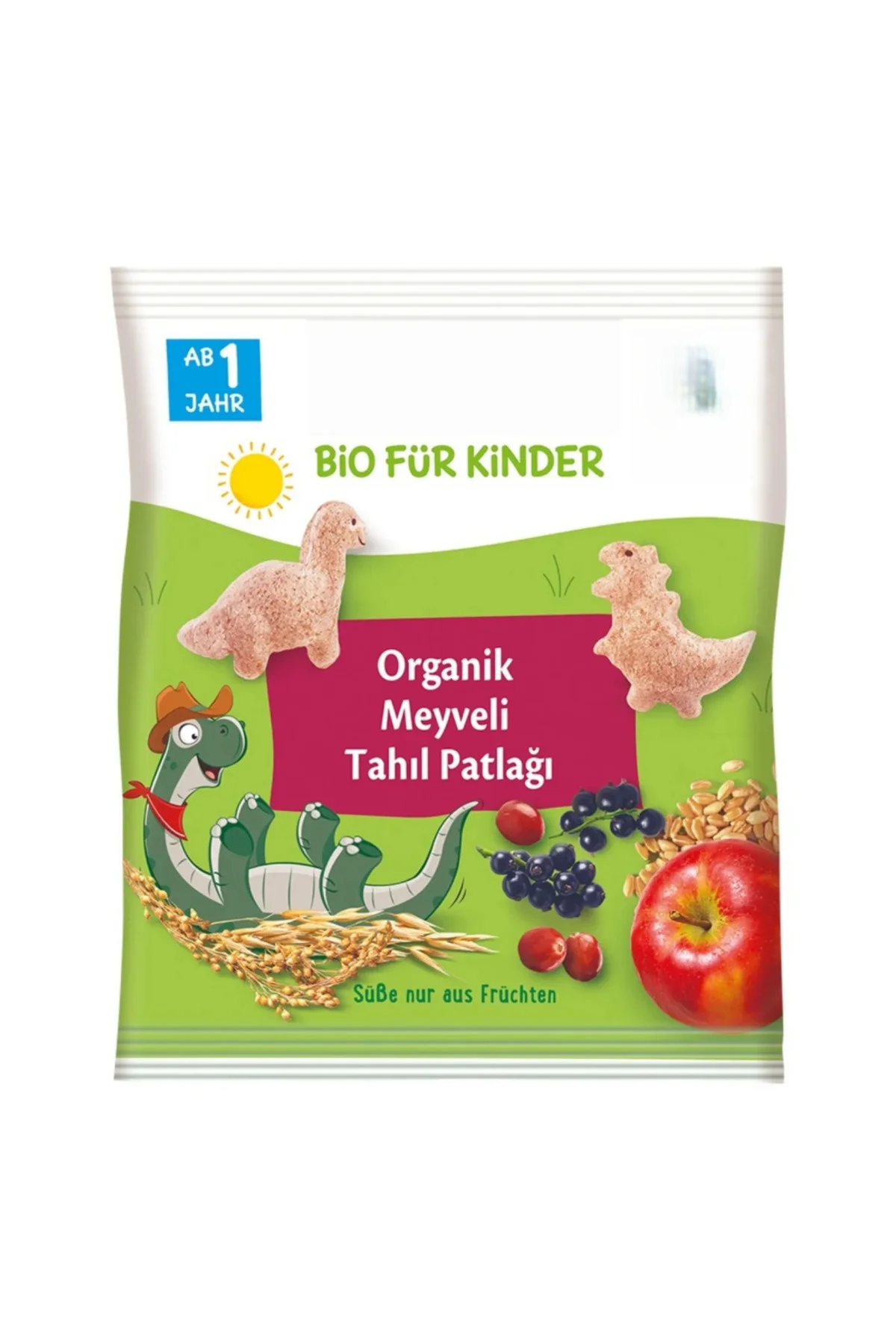 Organik Meyveli Tahıl Patlağı 30 Gr
