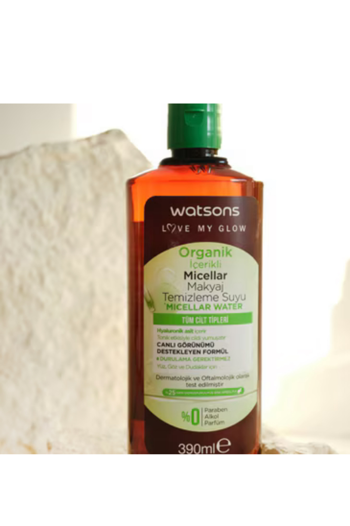 Organik Micellar Temizleme Suyu 390 ml