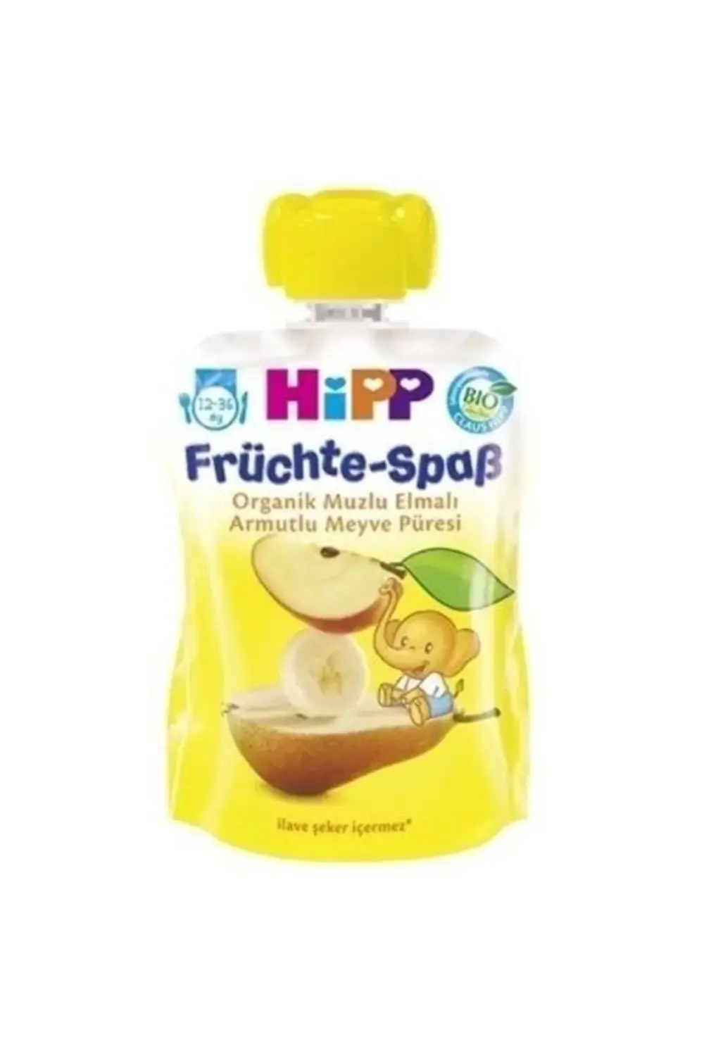 Organik Muzlu & Elmalı Armut Püresi 100 gr