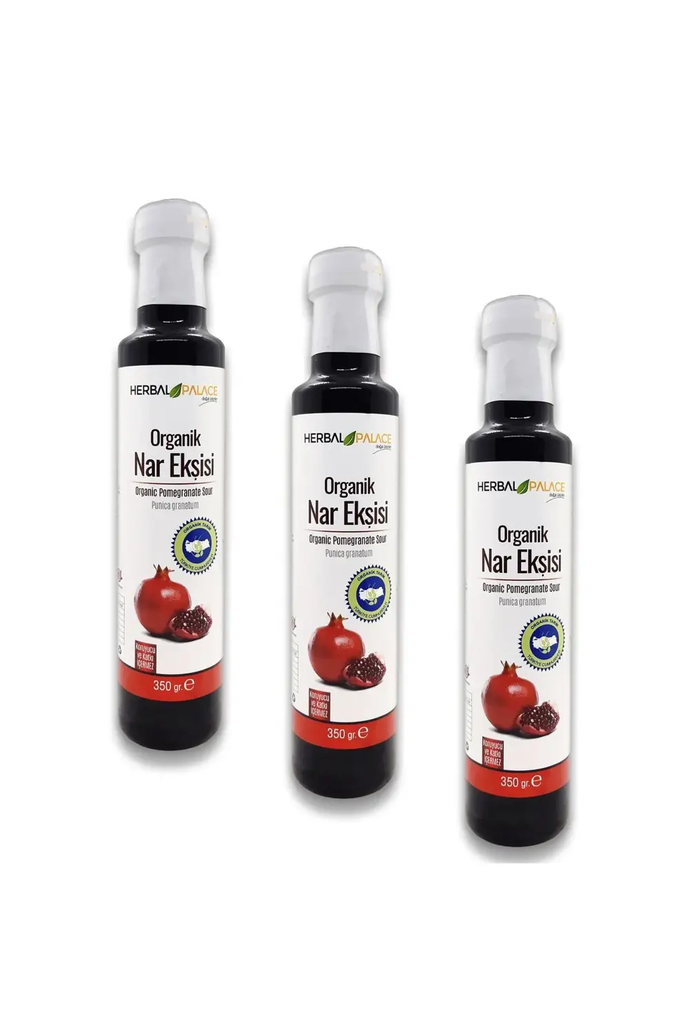 Organik Nar Ekşisi - Katkısız 350 Gr X 3 Adet