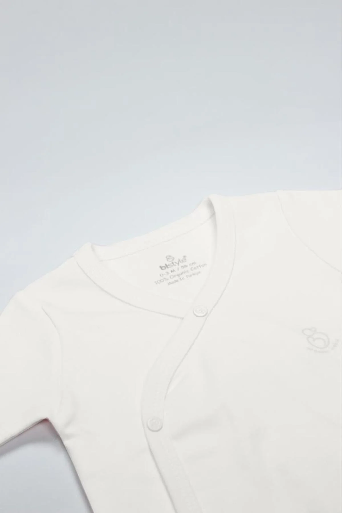 Organik Natural Basic Style Kruvaze Uzun Kol Body BS17102 Ekru
