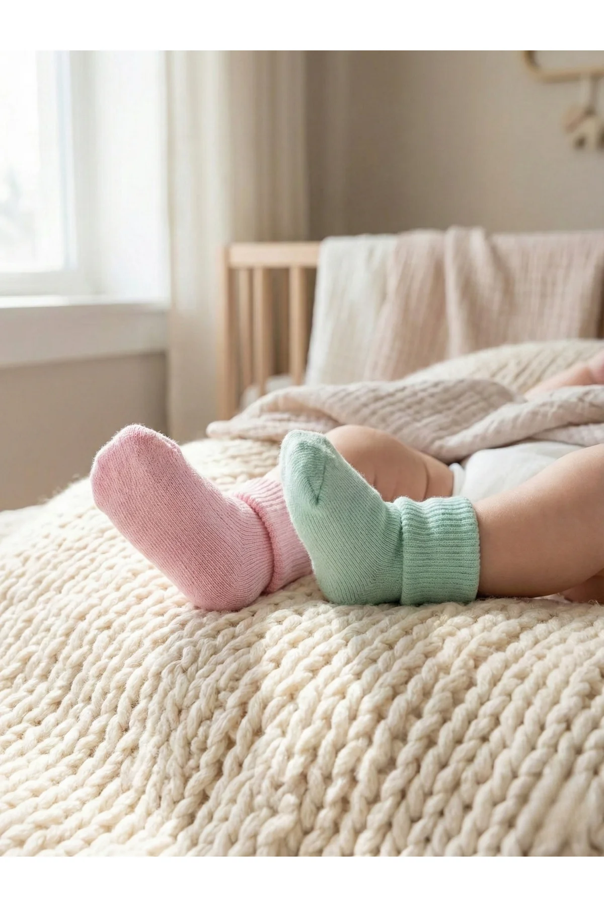 Organik Pamuk Kız/Erkek Bebek 6’lı Kutulu Premium Yeni Doğan Çorabı Organik Pamuk Kız/Erkek Bebek 6’lı Kutulu Premium Yeni Doğan Çorabı
