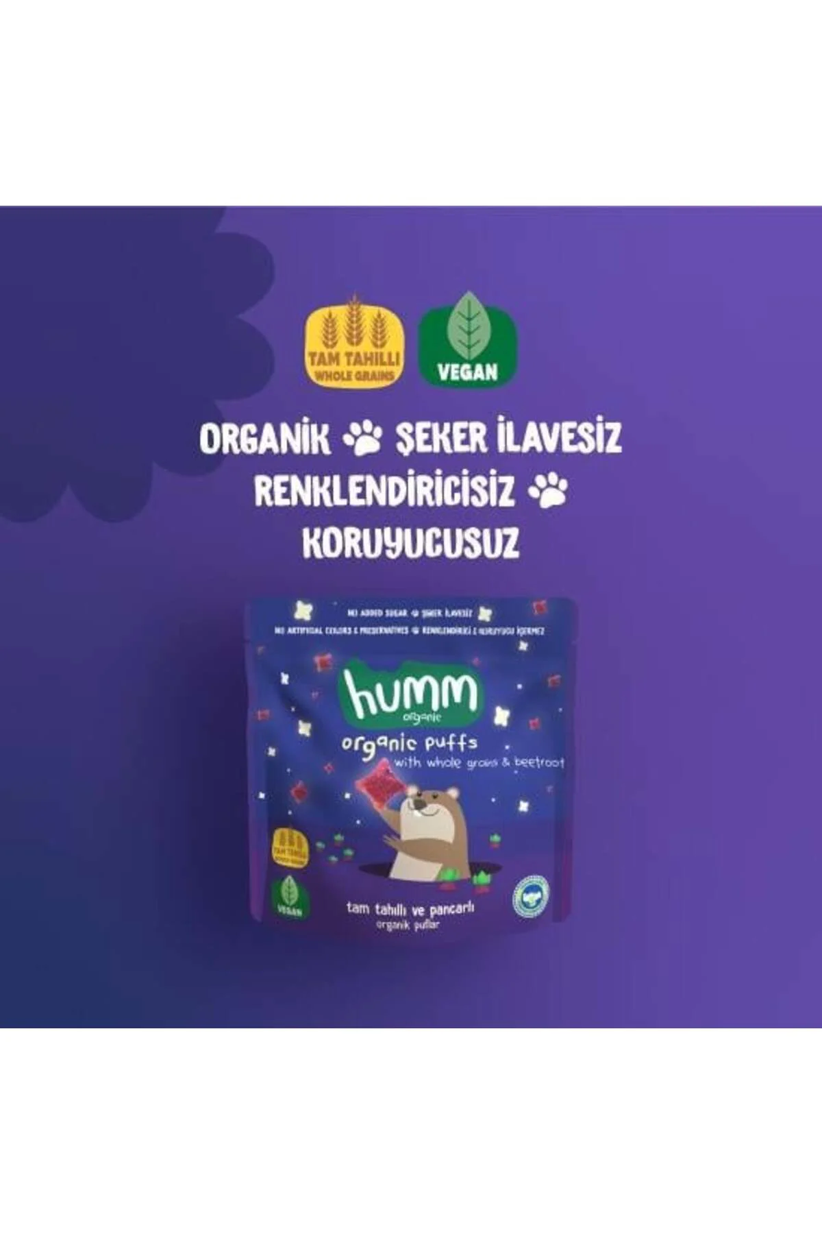 Organik Pancarlı ve Tam Tahıllı Puflar 30 Gr