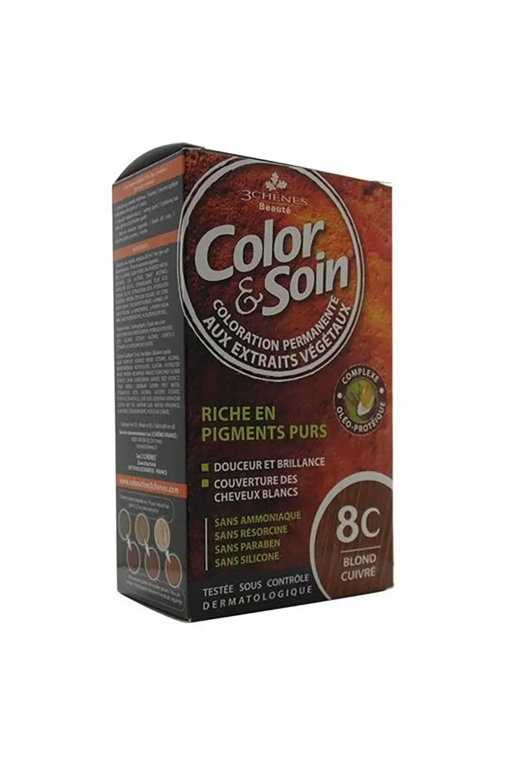 Organik Saç Boyası 8C Bakırlı Sarı-Copper Blond 3525727539369