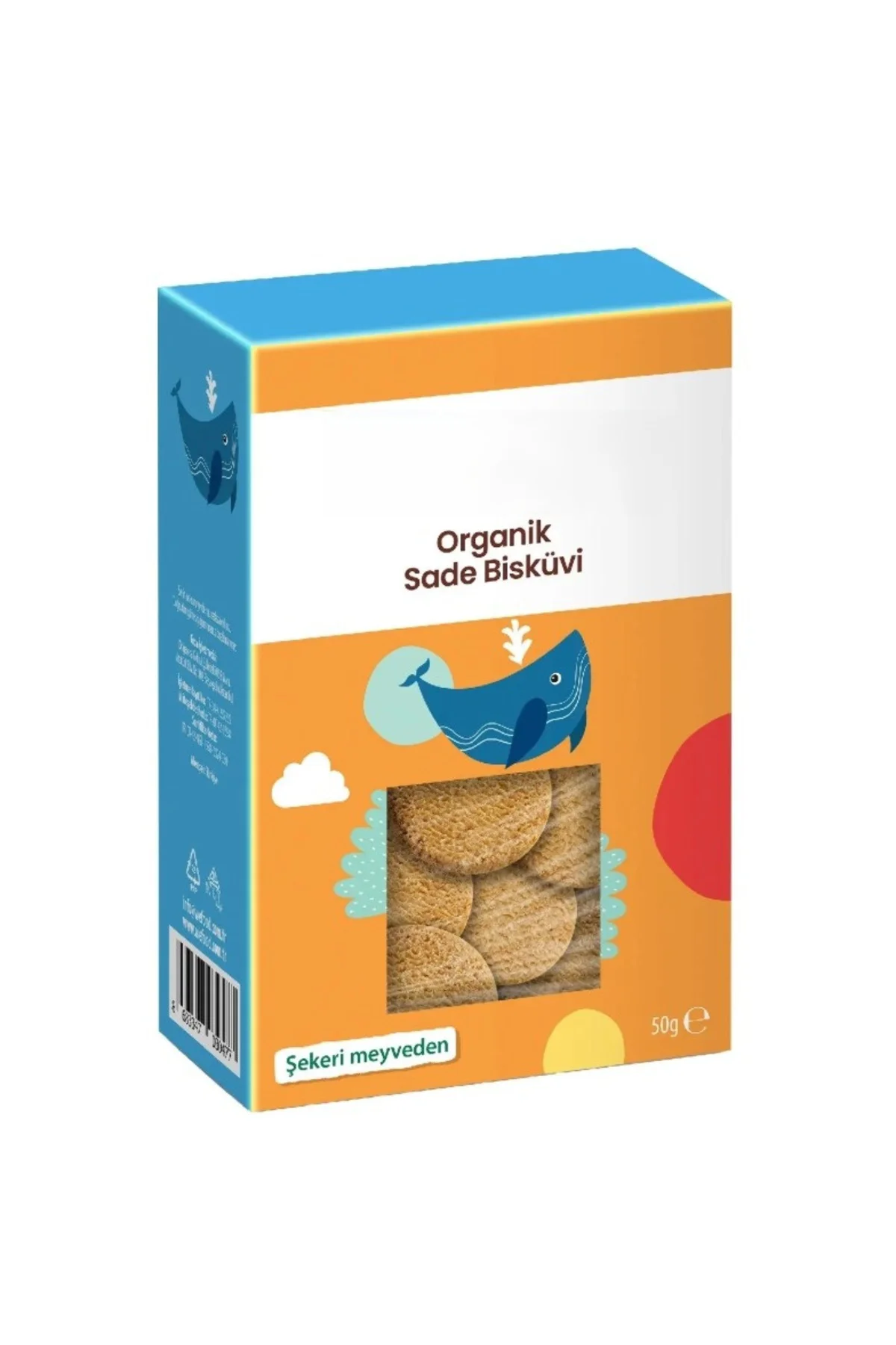 Organik Sade Bisküvi 50gr
