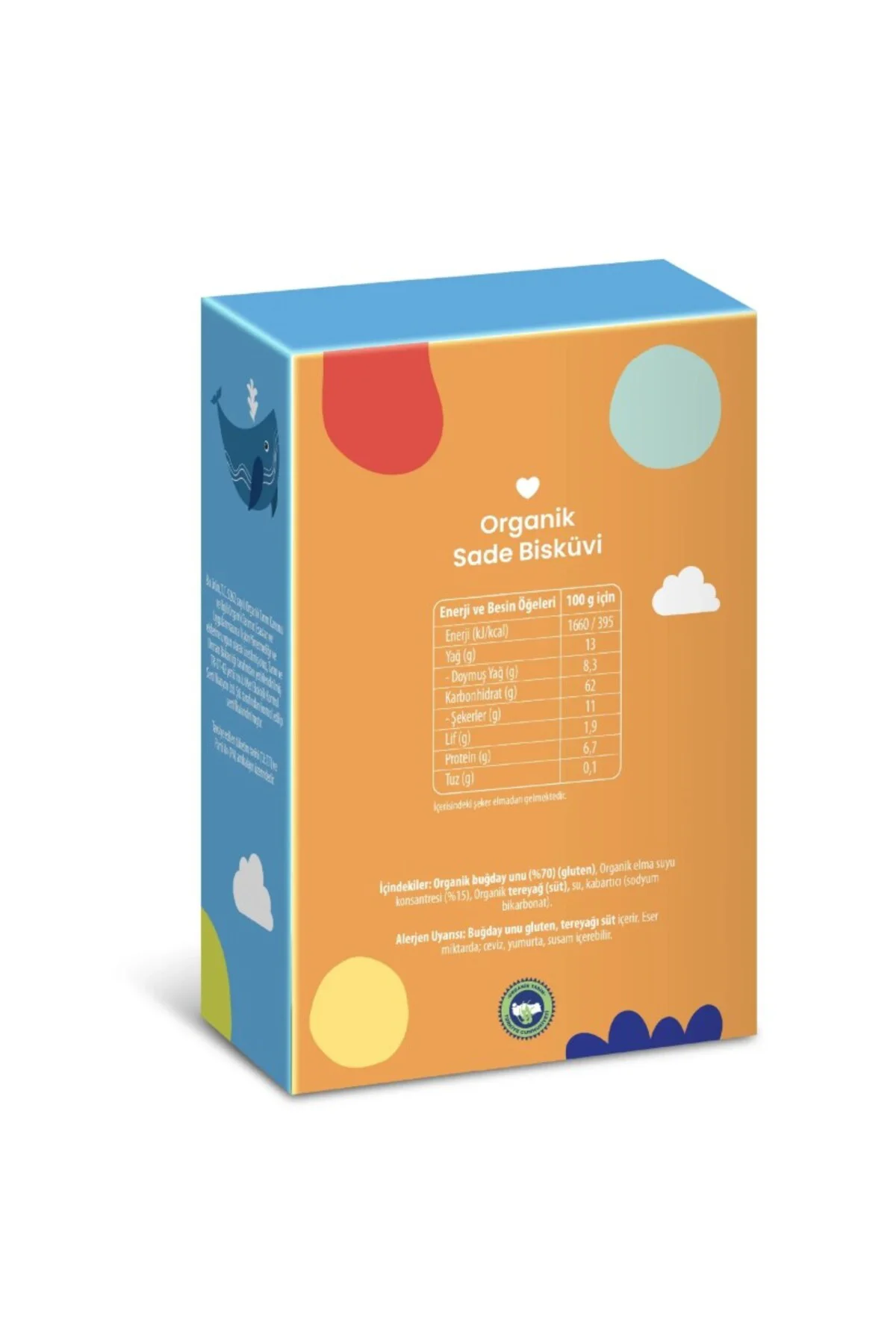 Organik Sade Bisküvi 50gr