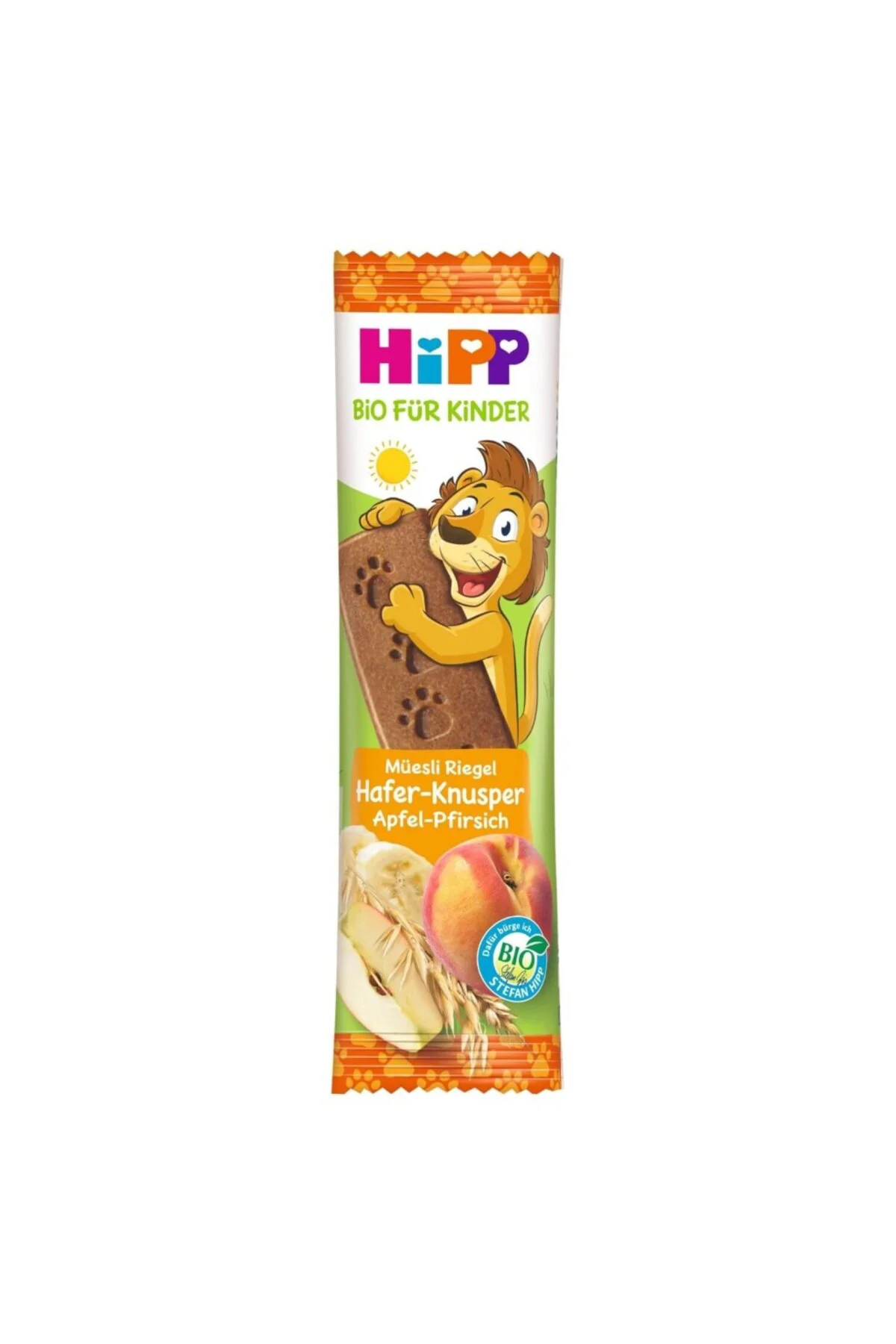 Organik Şeftali ve Elmalı Meyve Barı 20 Gr
