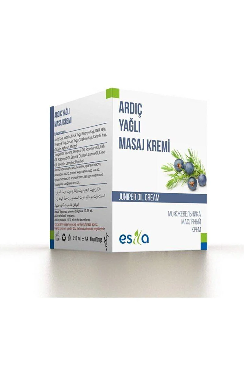 Organik Yağ Ardıç Yağlı Masaj Kremi 210 ml - Kas ve Eklemler İçin Rahatlatıcı Bakım Organik Yağ Ardıç Yağlı Masaj Kremi 210 ml - Kas ve Eklemler İçin Rahatlatıcı Bakım