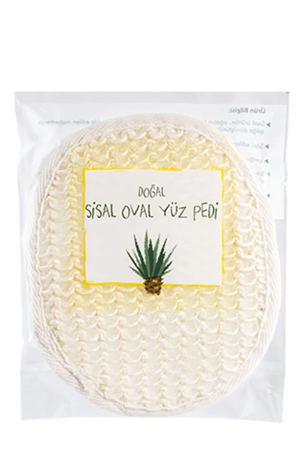 Organik Yüz Pedi Doğal Peeling Kabak Lifi Yüz Temizleme Pedi Banyo Hamam Kesesi Sisal Ped