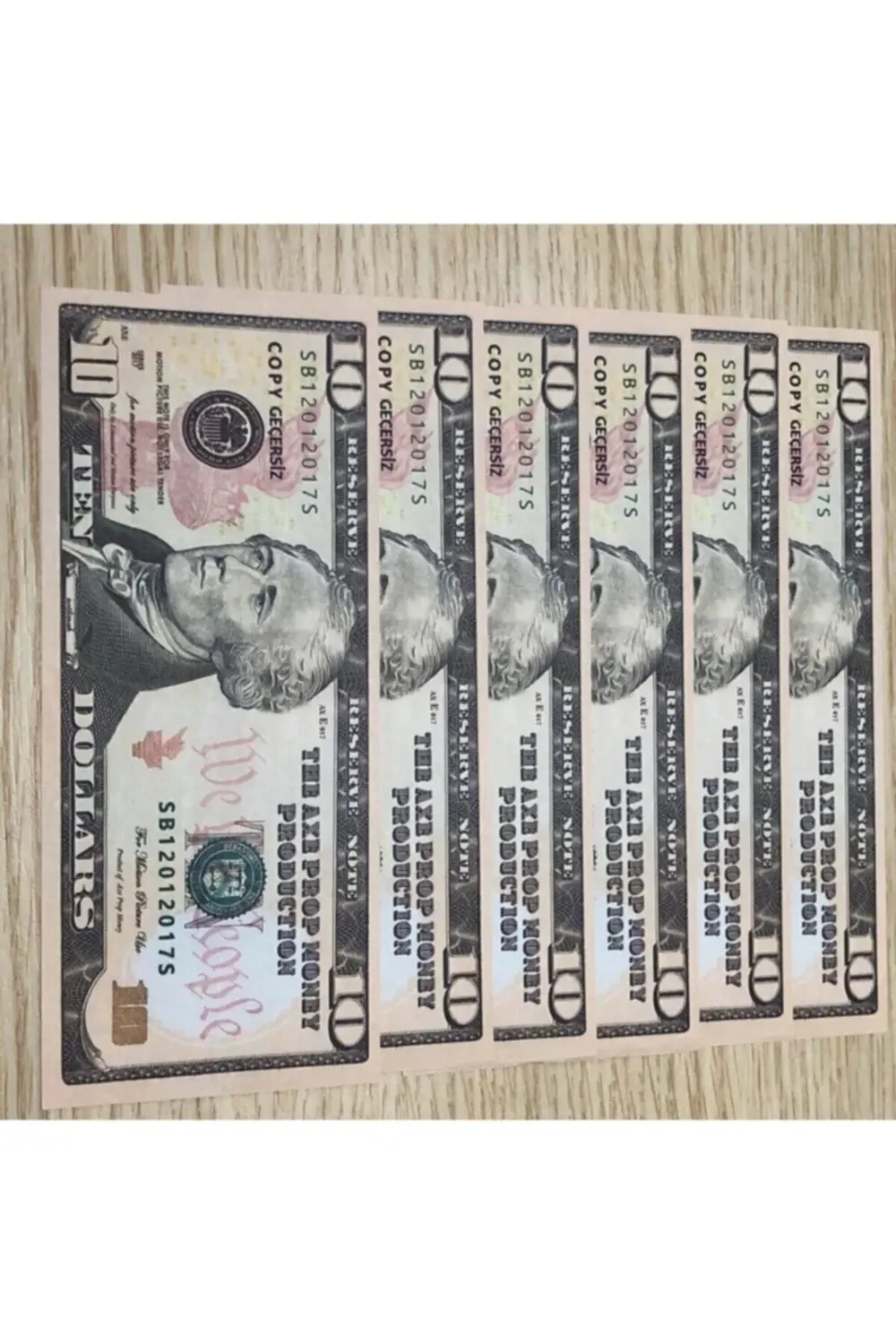 Organizasyon Eğlence Düğün Nişan Geçersiz Paralar 10 Dolar 5 Dest