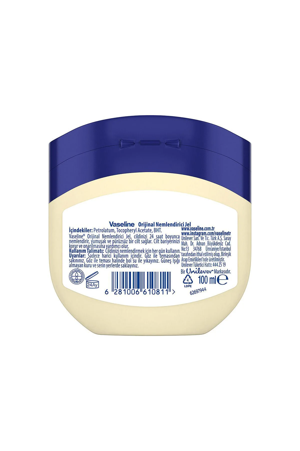 Orginal Nemlendirici Jel 100 Ml x 2 Adet