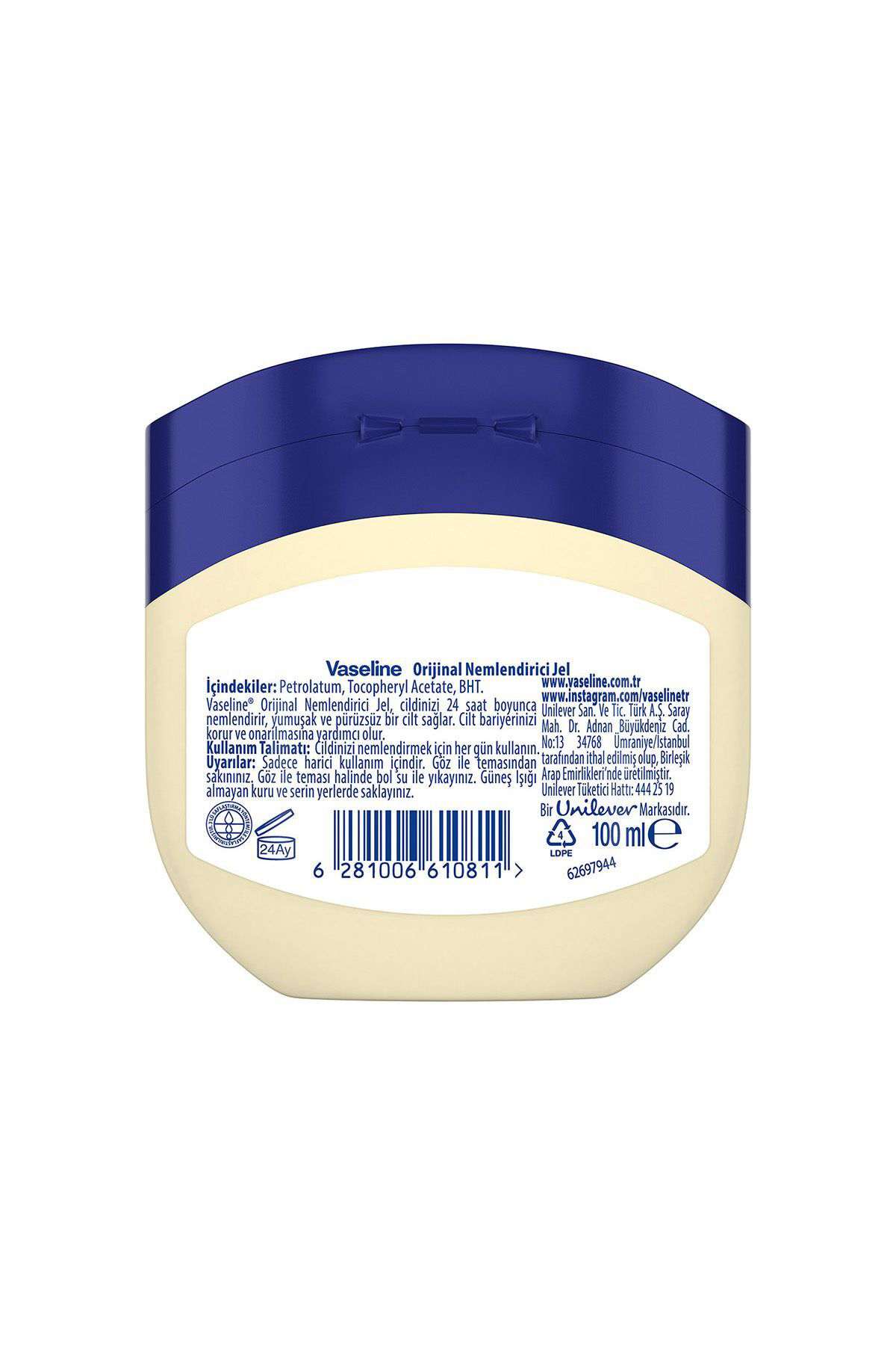 Orginal Nemlendirici Jel 100 Ml x 2 Adet