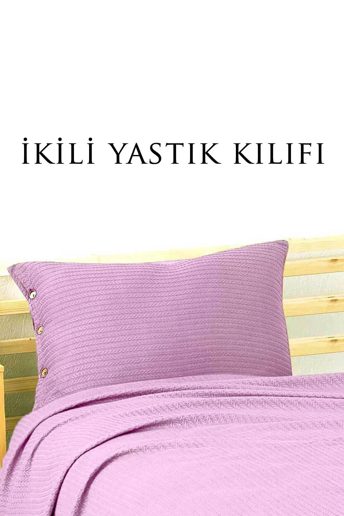 Örgü Desen Yastik Kilifi 2 Adet Örgü Desen Yastik Kilifi 2 Adet