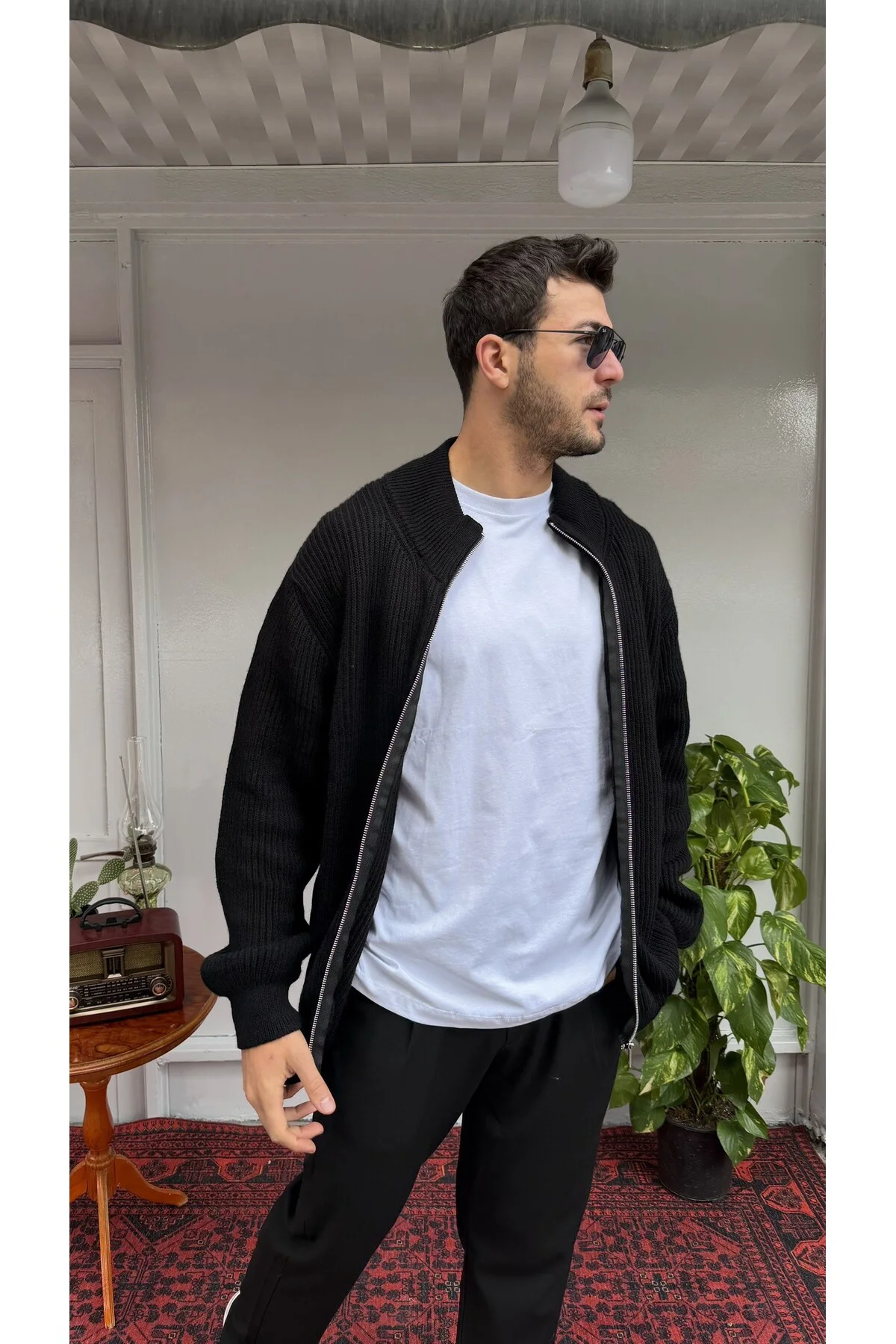 Örgü Fermuarlı Hırka