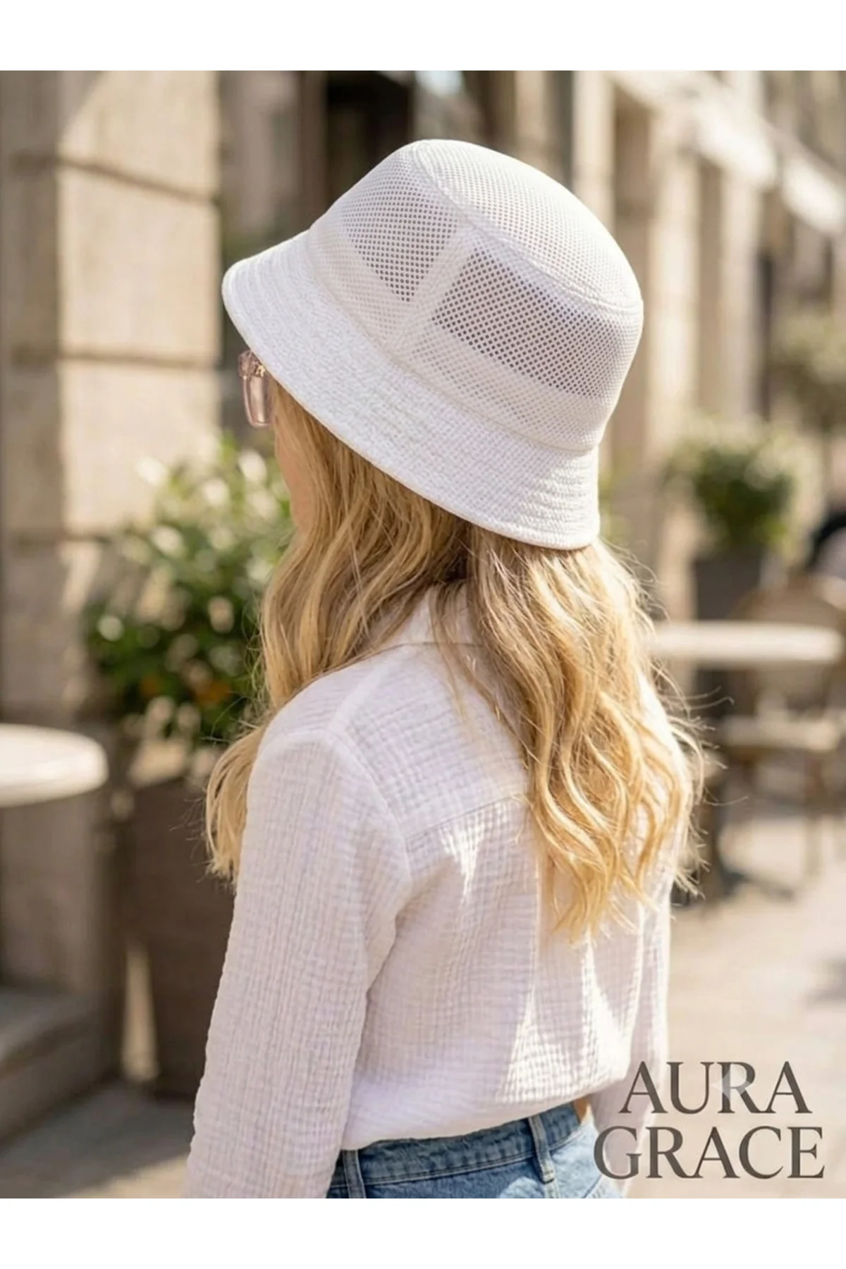 Örgü Hasır Görünümlü Çocuk & Genç Kova Şapka Nefes Alabilen Yazlık Bucket Hafif ve Şık Tasarım Günlük & Tatil Kullanım Trend Stil Sahibi Unisex