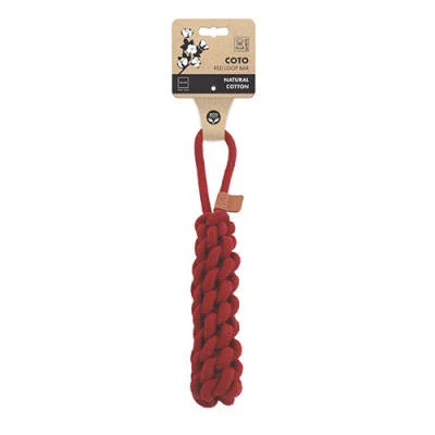 Örgü Köpek Oyuncağı Kırmızı 34 Cm