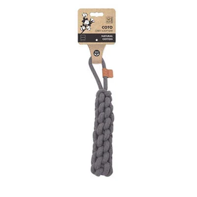 Örgü Köpek Oyuncağı Gri 34 Cm
