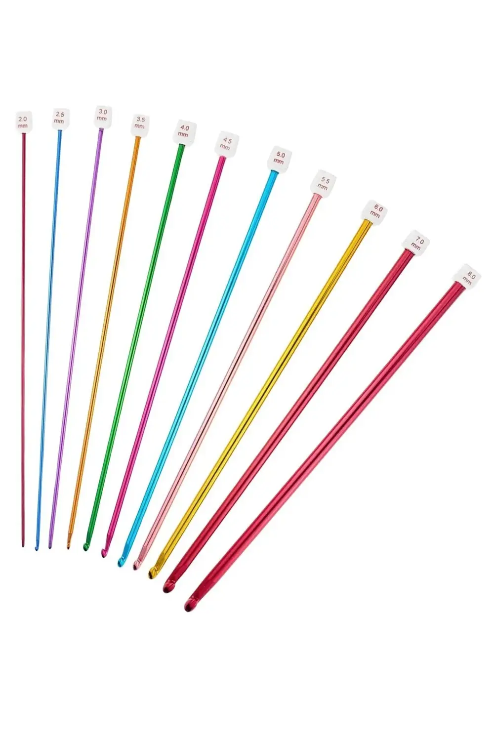 Örgü Tığ Metalize 25 cm 2,5 Numara