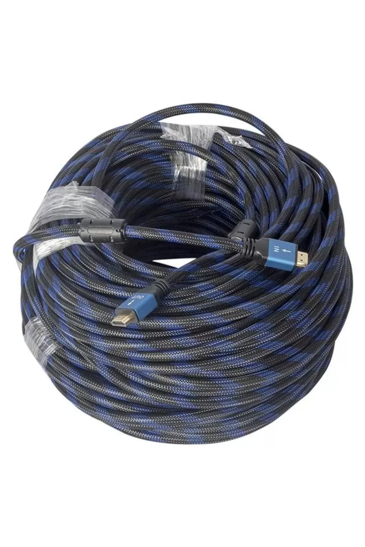 Örgülü Çipsetli + Çift Filtreli 40 Metre Hdmı Kablo