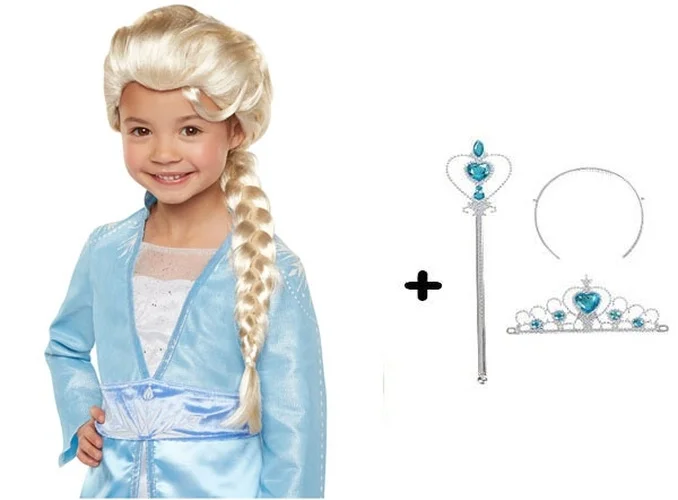 Örgülü Karlar Ülkesi Frozen Elsa Peruğu Tacı Ve Sopası Çocuk Boy Bx40 Fiyatı, Yorumları ve Özellikleri