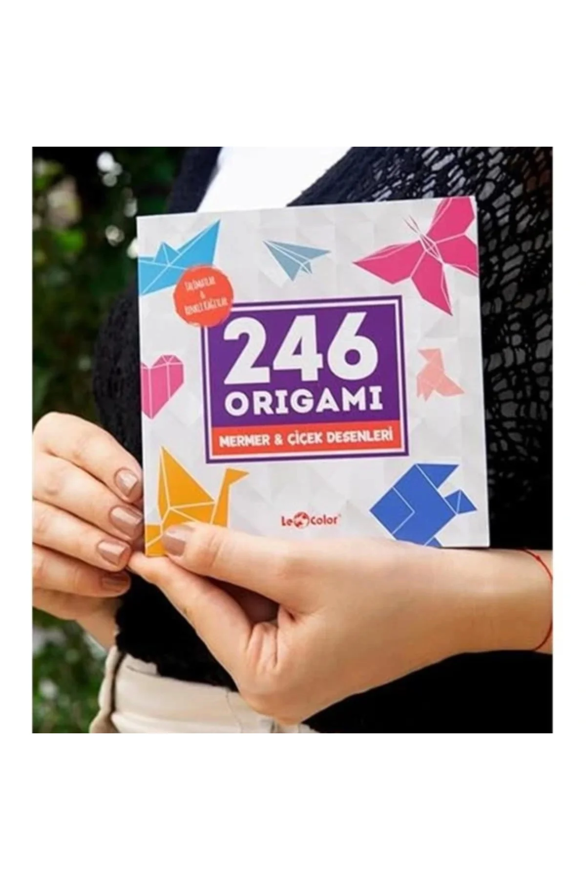 Origami 246 Kağıt Katlama Sanatı Mermer/Çiçek