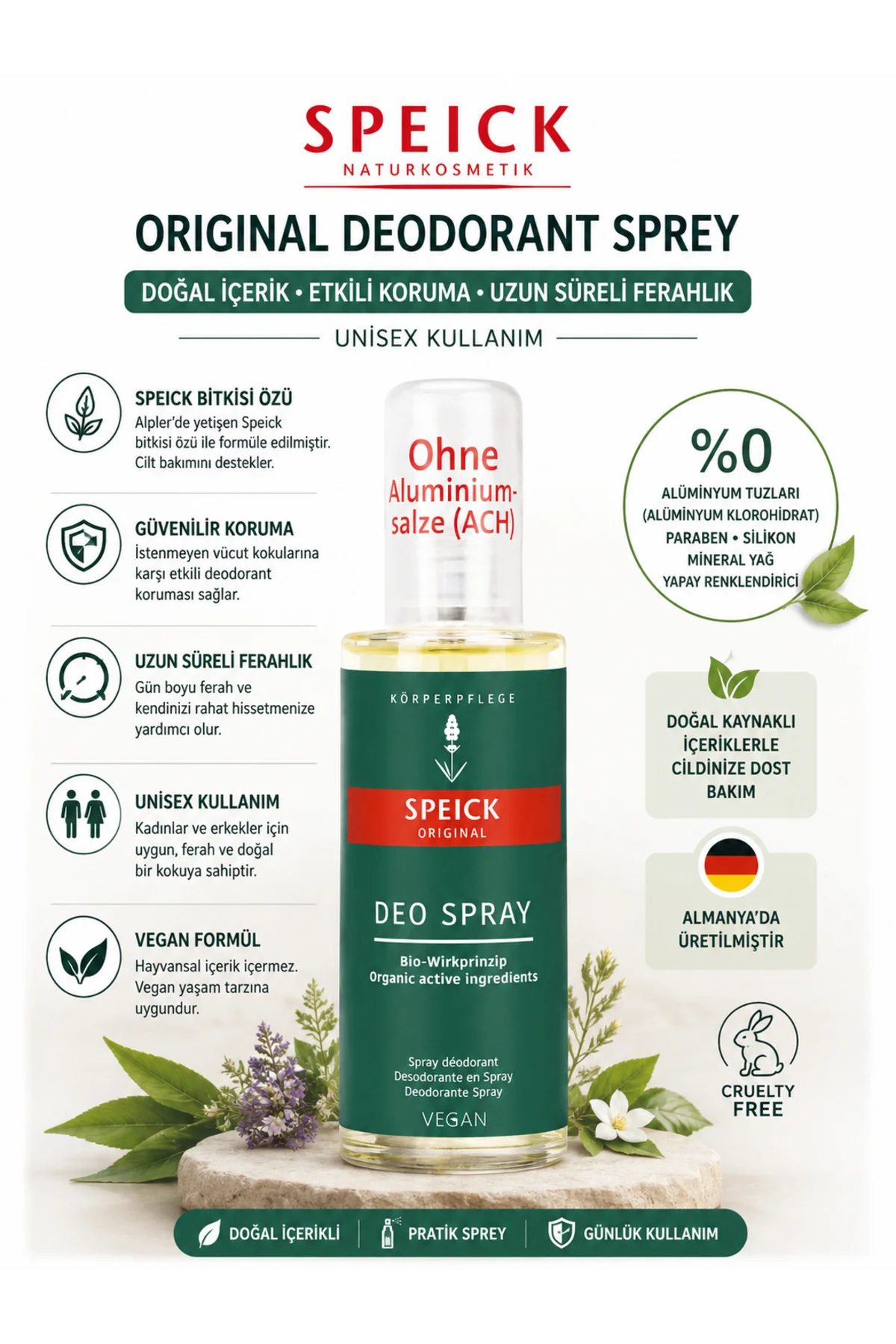 Original Deodorant Sprey 75 ml – Doğal İçerikli Unisex Deodorant, Uzun Süreli Ferahlık Fiyatı, Yorumları ve Özellikleri