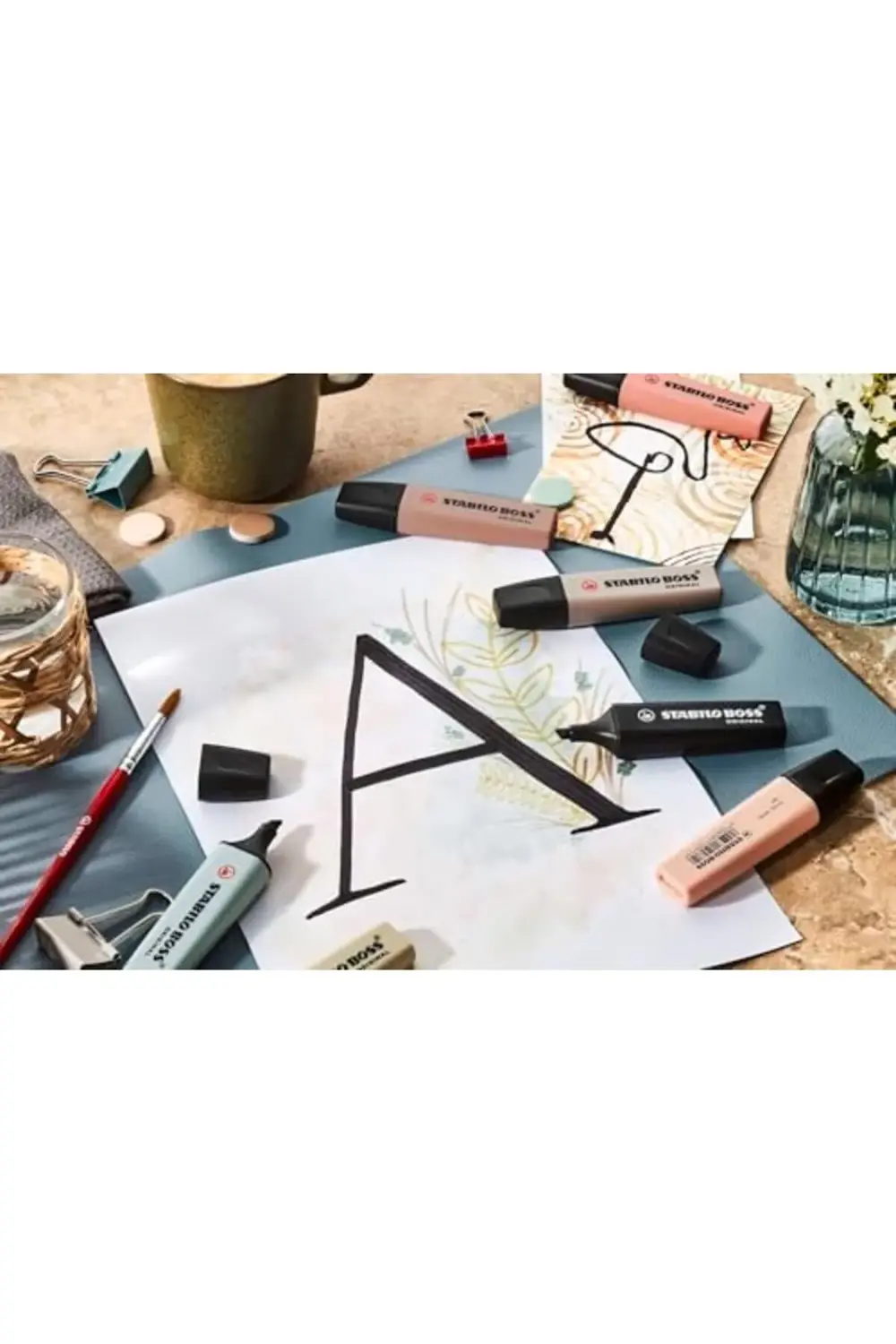 ORIGINAL NatureCOLORS - Fosforlu Kalem - 8'li Paket - Çeşitli Ren