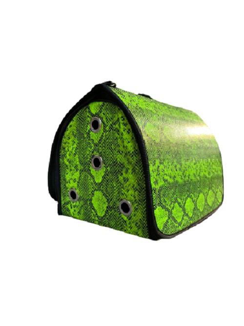 Orijin Kedi Köpek Deri Flybag Taşıma Çantası Kobra 42X26X25 cm