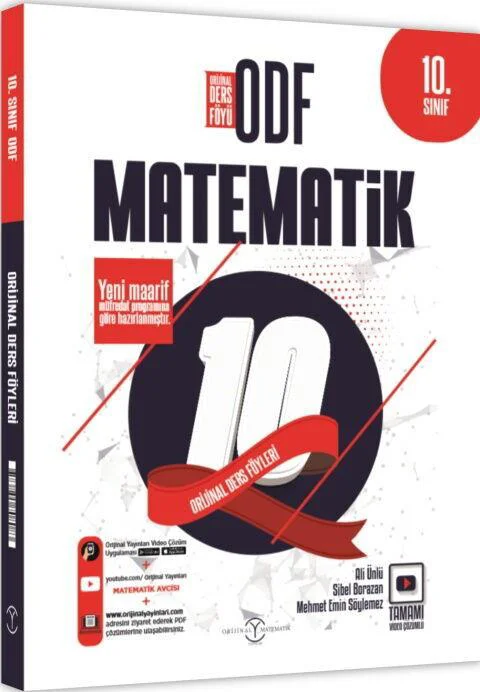 Orijinal 10. Sınıf Matematik Odf Seti
