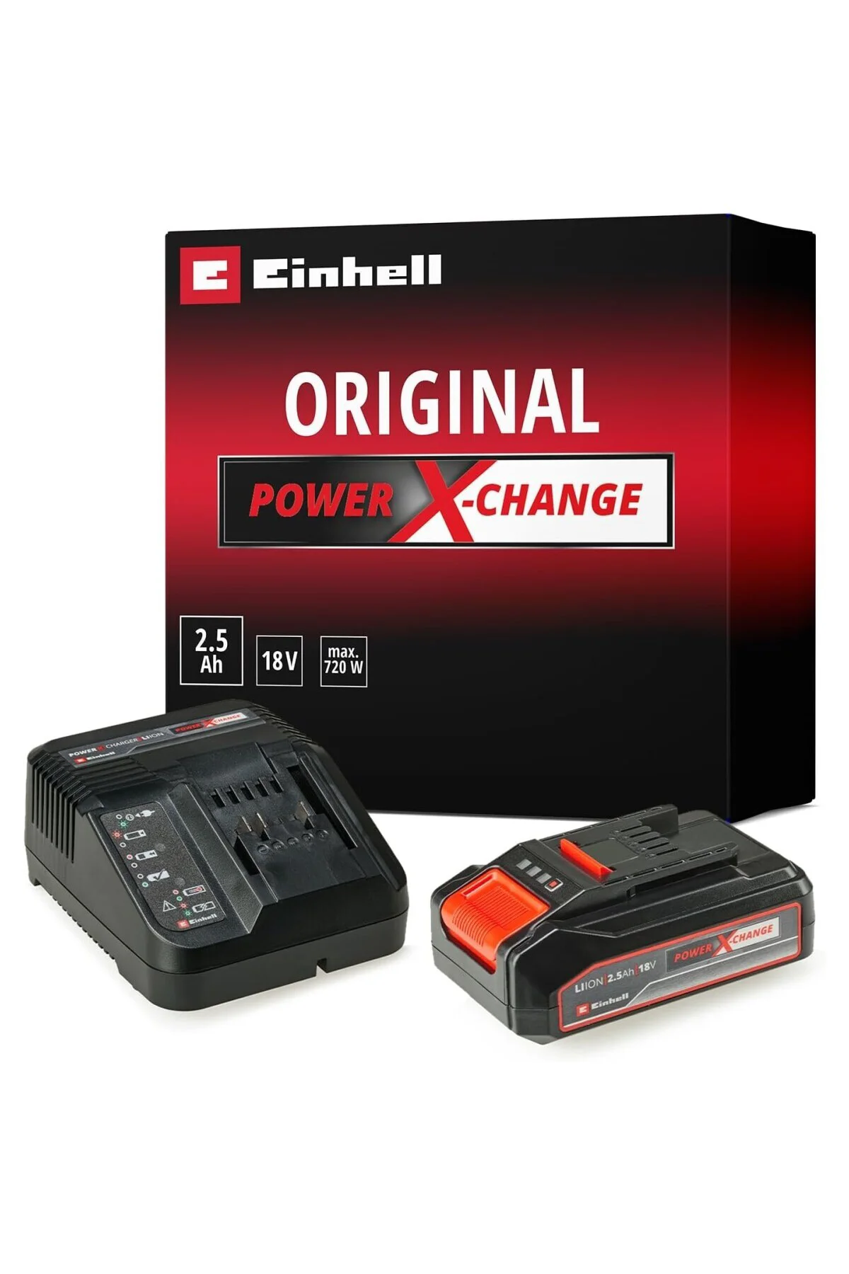 Orijinal 18 V 2.5 Ah PXC Başlangıç Kiti (Akü & Şarj Cihazı, 18 V,