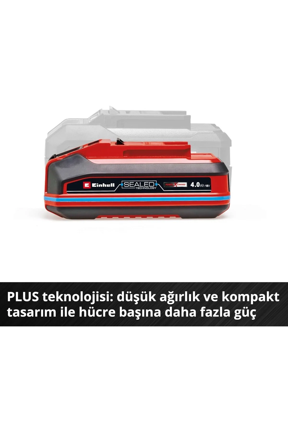 Orijinal 18 V 4.0 Ah SEALED Power X-Change PLUS (18 V Akü, Su ve 